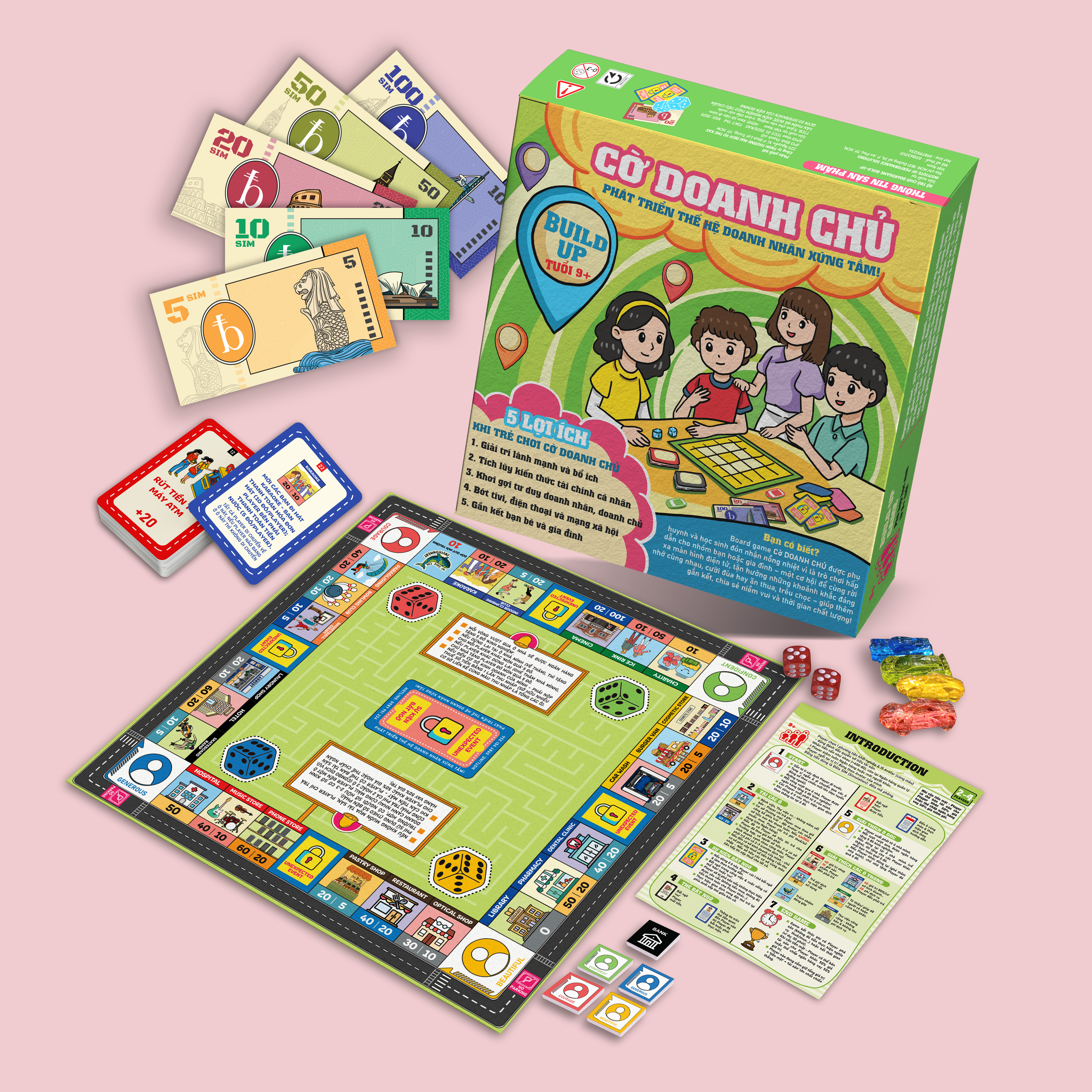 Cờ DOANH CHỦ (Build-Up, 9-13 tuổi)