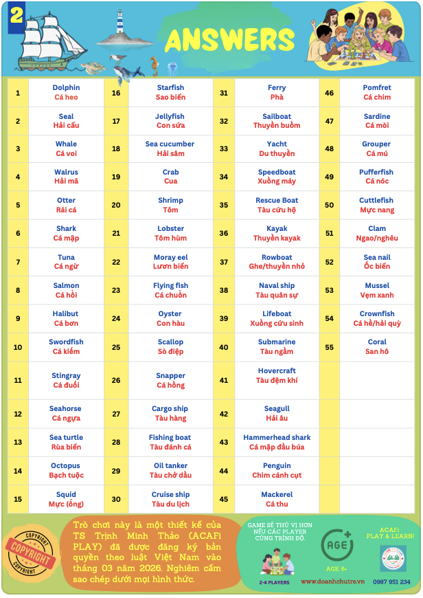 Combo 2 VOCAB RACING (6+ tuổi)