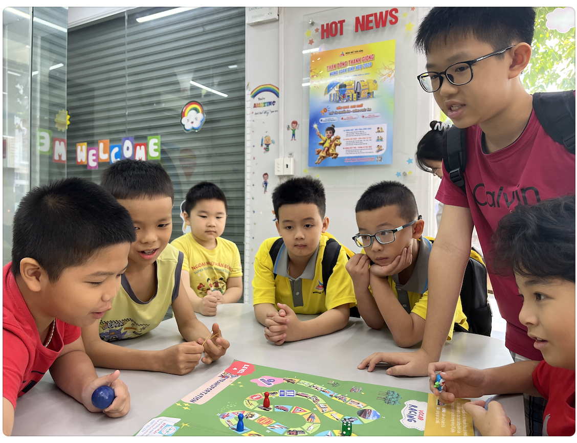 Cờ VOCAB RACING (Level 3: OCEAN WORLD, 6+ tuổi)